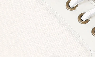 Shop Frye Hoyt Low Water Resistant Sneaker In White - Ruffle Leather