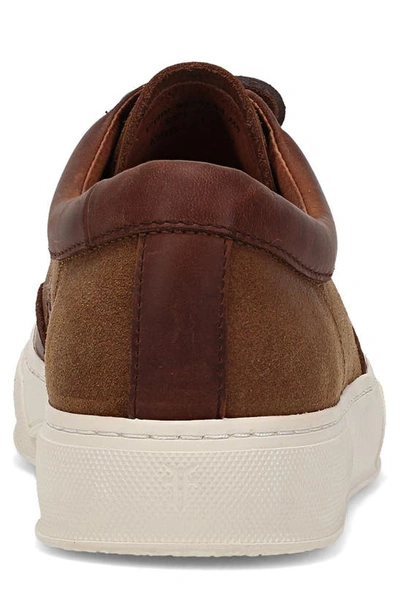 Shop Frye Hoyt Low Water Resistant Sneaker In Brown Tan