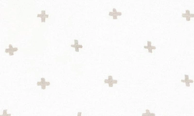 Little Unicorn Knit Crib Sheet In Grey Cross
