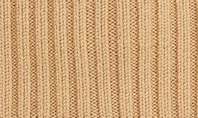 Hugo Boss Fati Wool Beanie In Medium Beige