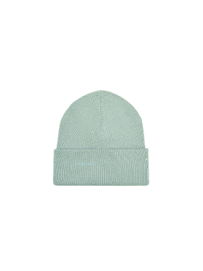 Shop Pangaia Regenerative Merino Wool Beanie — Eucalyptus Blue One Size