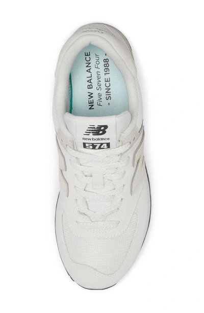 Shop New Balance Gender Inclusive 574 Sneaker In Off White/ Grey