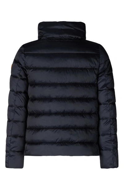 Save The Duck Kids' Evie Puffer Jacket In Black