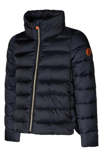 Save The Duck Kids' Evie Puffer Jacket In Black