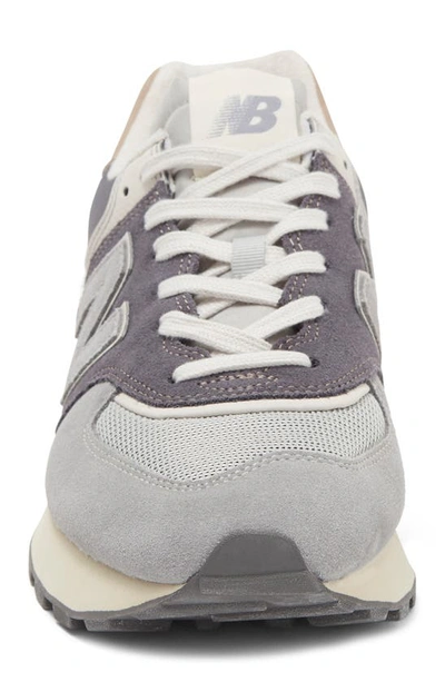 Shop New Balance Gender Inclusive 574 Sneaker In Grey/ Grey