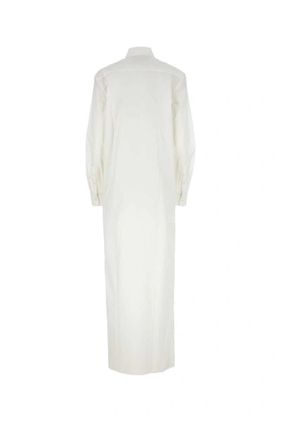 Shop Prada Dress In White