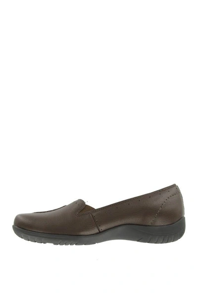 Easy Street Purpose Comfort Flat In Brown