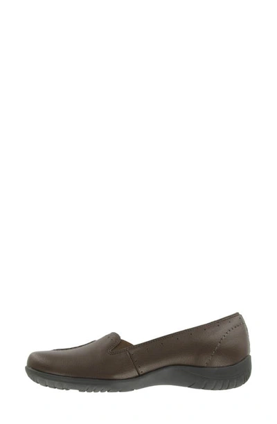 Shop Easy Street Purpose Comfort Flat In Brown