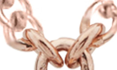 Shop Monica Vinader Fiji Button Pendant Necklace In Rose Gold