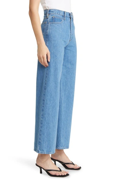 Shop Frame Le Pixie High 'n' Tight Wide Leg Jeans In Meadow