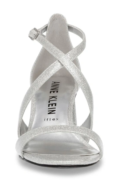 Shop Anne Klein Armaretta Strappy Sandal In Silver