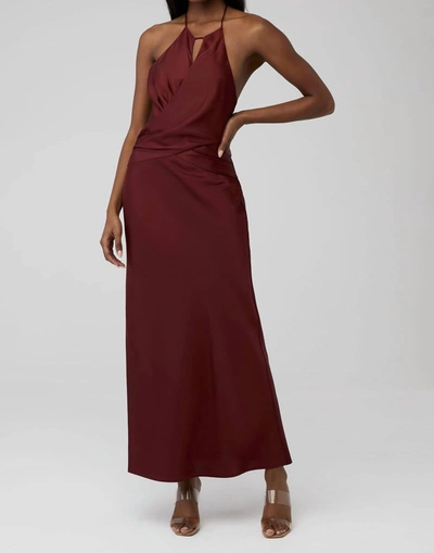 Shop Significant Other Alix Dress In Sangria In Yellow