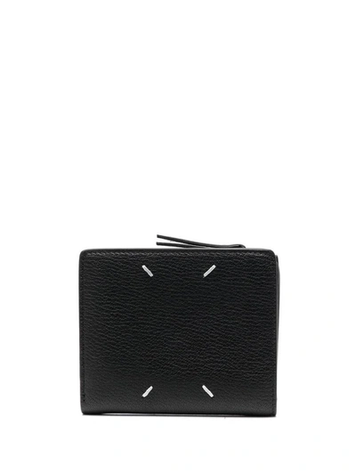 Shop Maison Margiela Wallet Flip Flap Medium Accessories In Black