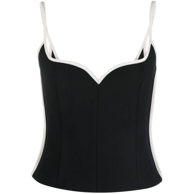 Paris Georgia Heart-shaped Vest In Black