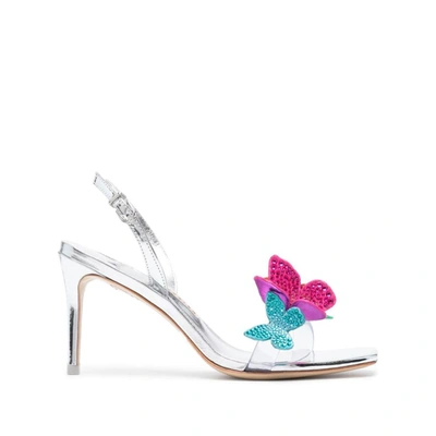 Shop Sophia Webster Shoes In Silver/pink