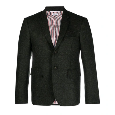 Shop Thom Browne Jackets In Green