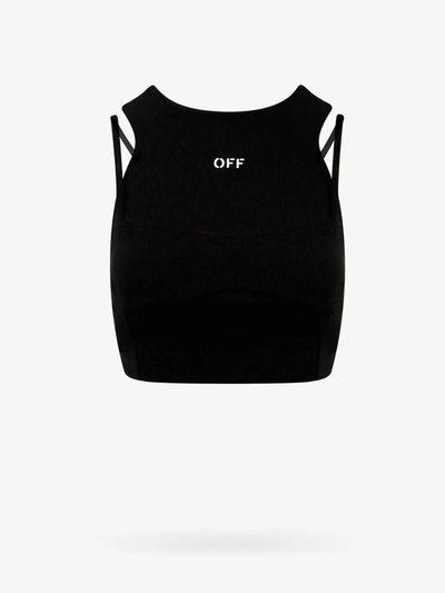 Shop Off-white Top In Black