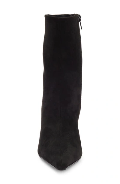 Shop Jeffrey Campbell Compass Pointed Toe Bootie In Black Suede Black