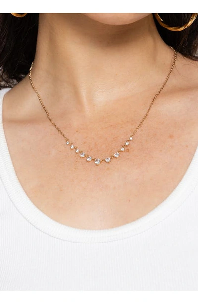Miranda Frye Grace Cubic Zirconia Necklace In Gold