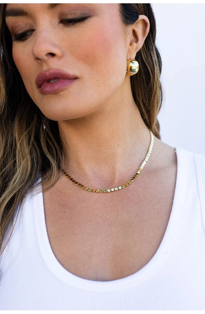 Shop Miranda Frye Nicole Link Necklace In Gold