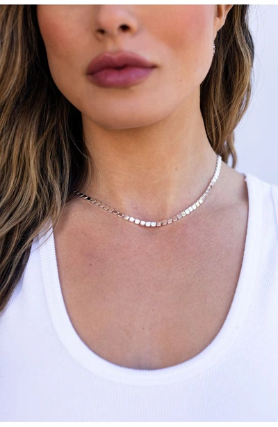 Shop Miranda Frye Nicole Link Necklace In Silver