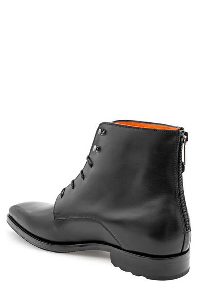 Shop Mezlan Zip Derby Boot In Black