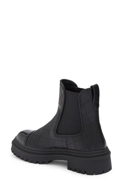 Steve Madden Mayslie Lug Sole Chelsea Boot In Black Mult
