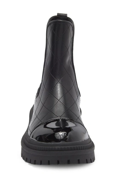 Steve Madden Mayslie Lug Sole Chelsea Boot In Black Mult