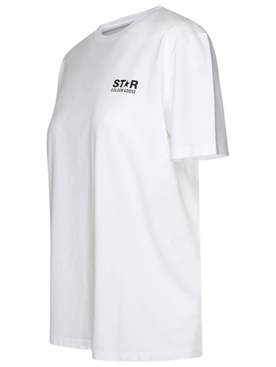 Shop Golden Goose T-shirt Stella Retro In White