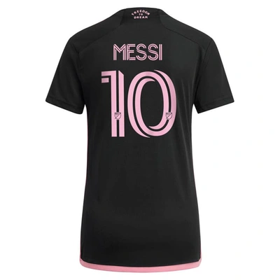 Shop Adidas Originals Adidas Lionel Messi Black Inter Miami Cf 2023 La Noche Replica Jersey