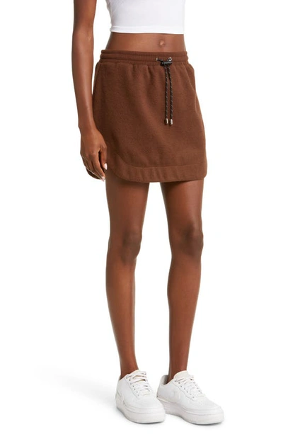 Shop Kkco Pacific Fleece Miniskirt In Mud