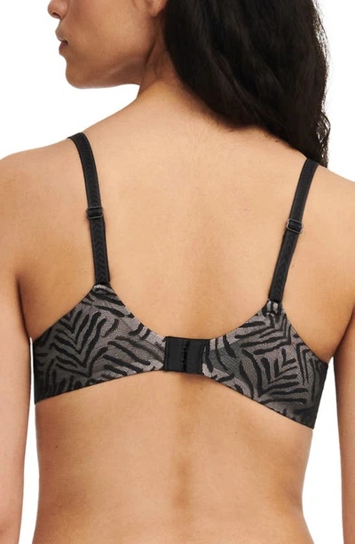 Shop Chantelle Lingerie Graphic Allure Underwire Demi T-shirt Bra In Black