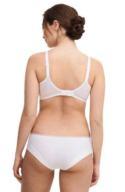 Chantelle Lingerie Graphic Allure Underwire Demi T-shirt Bra In White