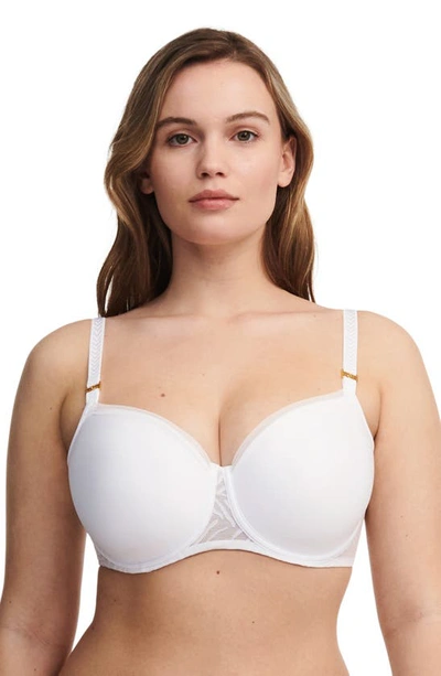 Chantelle Lingerie Graphic Allure Underwire Demi T-shirt Bra In White