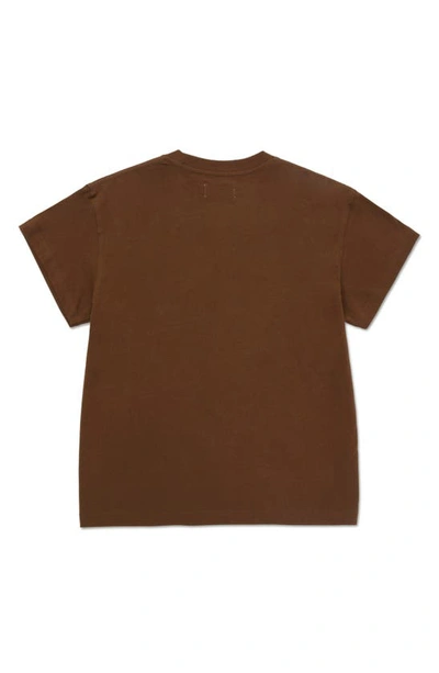 Shop Honor The Gift Barbwire Rose Embroidered Graphic T-shirt In Brown