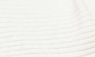 Edikted Cora Rib Zip Front Cardigan In Cream