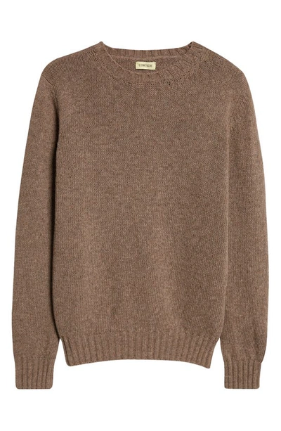 Shop De Bonne Facture Crewneck Sweater In Undyed Folk Jacquard