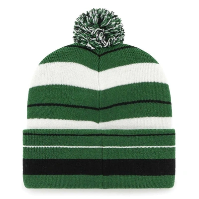Shop 47 ' Green New York Jets Powerline Cuffed Knit Hat With Pom