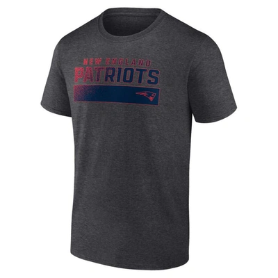 Shop Fanatics Branded  Charcoal New England Patriots T-shirt
