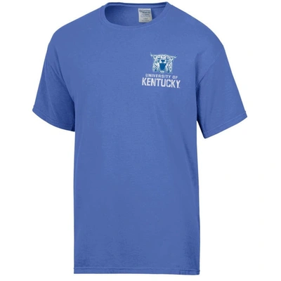 Shop Comfort Wash Royal Kentucky Wildcats Vintage Logo T-shirt