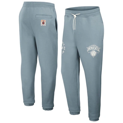 Shop Staple Nba X  Mint New York Knicks Plush Sweatpants