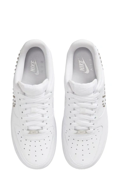 Shop Nike Air Force 1 Sneaker In White/ Chrome/ Silver