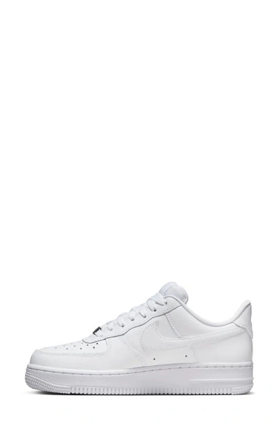 Shop Nike Air Force 1 Sneaker In White/ Chrome/ Silver