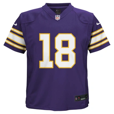 Shop Nike Infant  Justin Jefferson Purple Minnesota Vikings Alternate Game Jersey