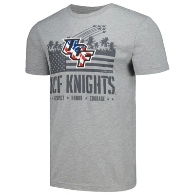 Shop Flogrown Heather Gray Ucf Knights Fly Over T-shirt