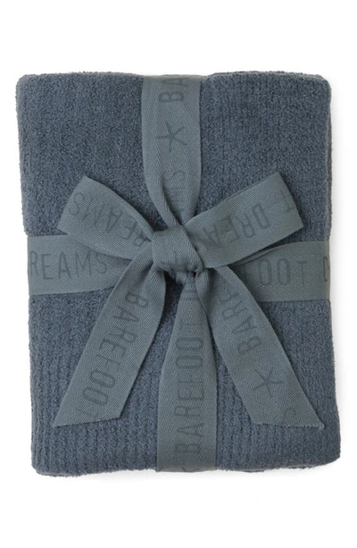 Cozychic Lite Rib Throw Blanket In Smokey Blue