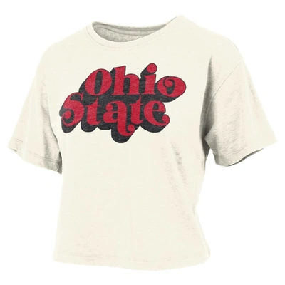 Shop Pressbox White Ohio State Buckeyes Vintage Easy T-shirt