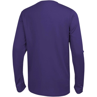 Shop Outerstuff Purple Minnesota Vikings Side Drill Long Sleeve T-shirt