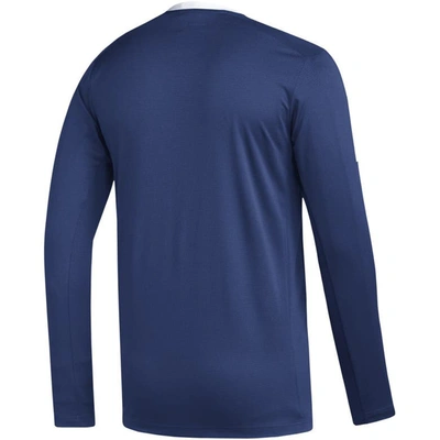 Shop Adidas Originals Adidas Blue Tampa Bay Lightning Aeroready® Long Sleeve T-shirt