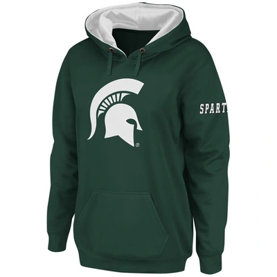 Shop Stadium Athletic Green Michigan State Spartans Big Logo Pullover Hoodie